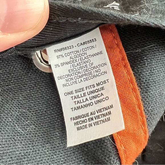 Texas Longhorns UT Black Nike Cotton Canvas Baseball Hat - Picture 6 of 6